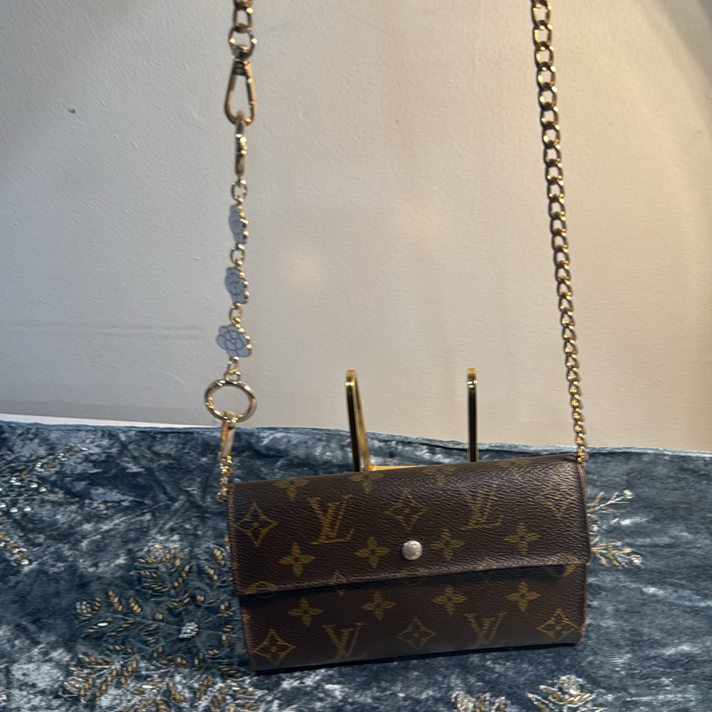 Louis Vuitton Trifold #2 Brown Monogram Clutch Elise trifold - Picture 11 of 12